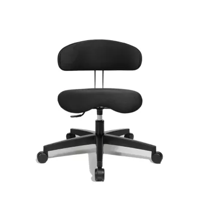 Bürostuhl, ergonomischer Stuhl, schwarzer Stuhl, Meshkissen, Fünf-Sterne-Basis