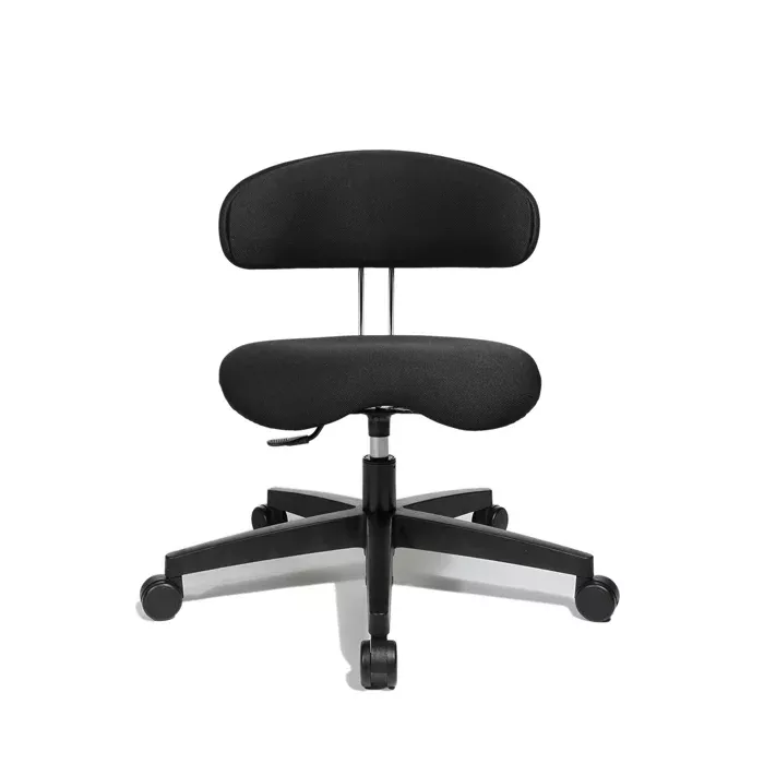 Bürostuhl, ergonomischer Stuhl, schwarzer Stuhl, Meshkissen, Fünf-Sterne-Basis