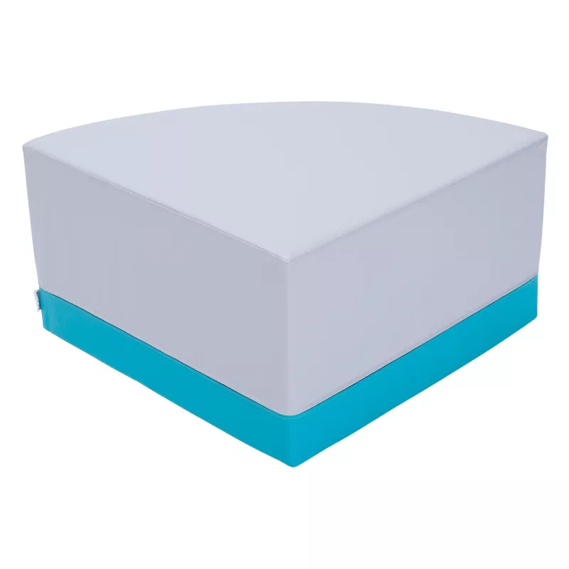 Box, Schaum, Kissen, Grau, Blau Rand