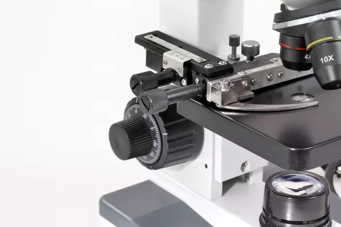 Mikroskop, Objektiv, Stufenrad, Kopfstück, Mechanik