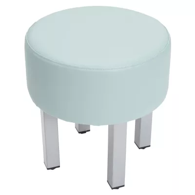 Hocker, Sitzhocker, Rund, Bezug, Beine aus Metall