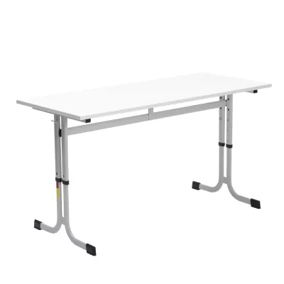 Schreibtisch, Klappbar, Metallrahmen, weiße Oberfläche, Arbeitsplatz