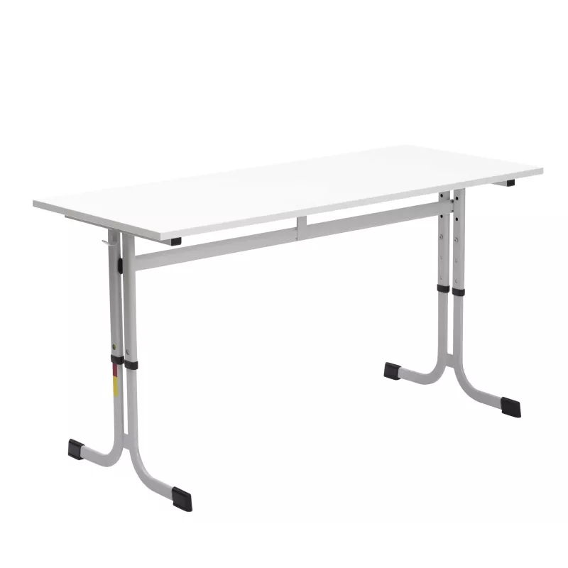 Schreibtisch, Klappbar, Metallrahmen, weiße Oberfläche, Arbeitsplatz