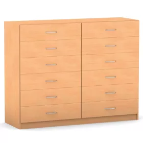 12er Schubladenschrank mit Sockel, 99,1 x 94,4 cm