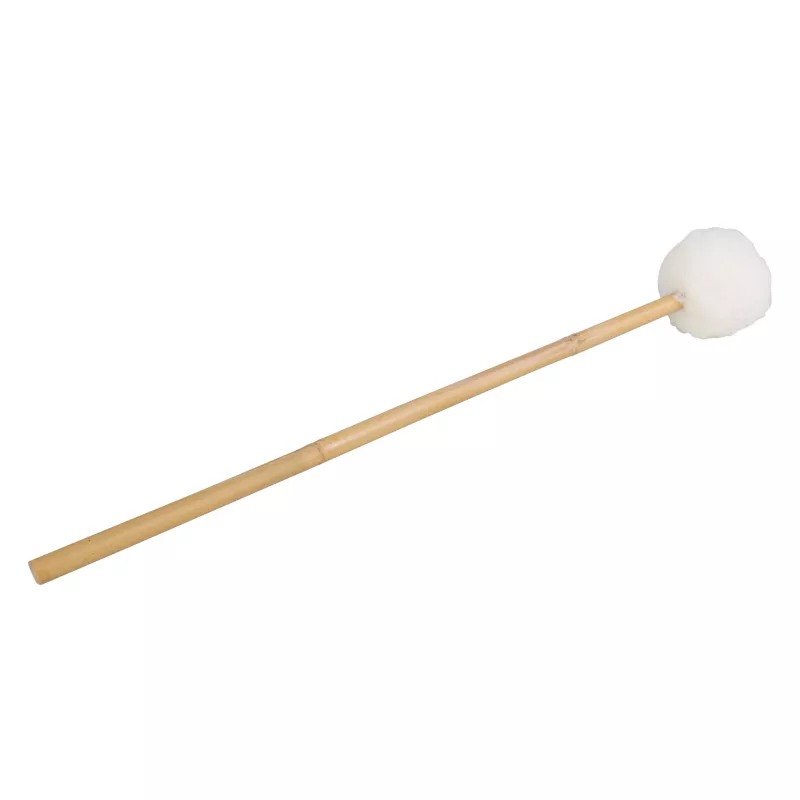 Schlägel?, Weißer Wollknäuel, Stock, Stäbchen, Pompom?