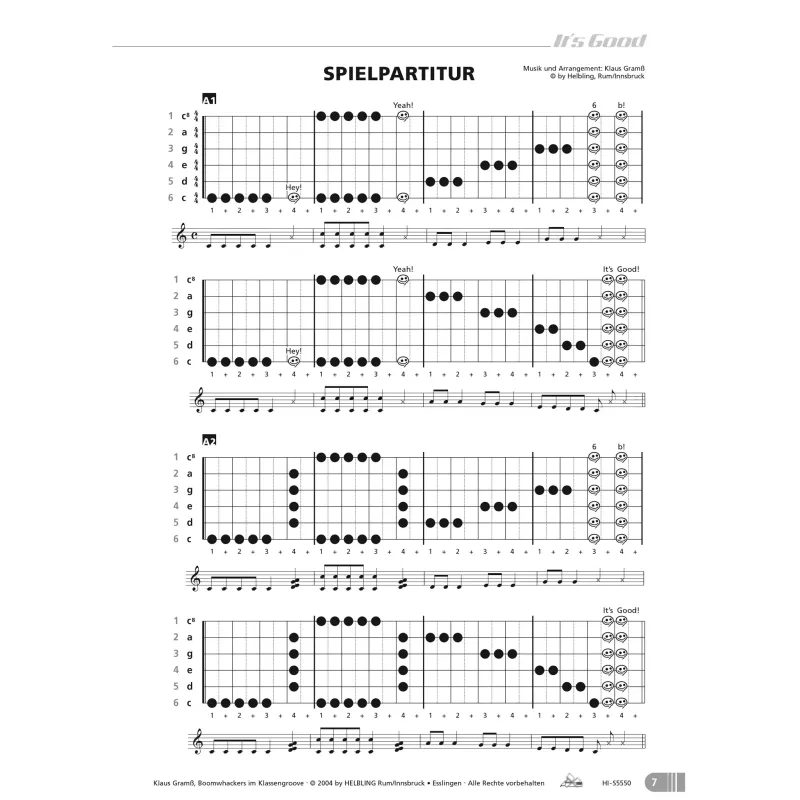 Spielpartitur, Notenblatt, Tonleiter, abstracte Notation, Partitur