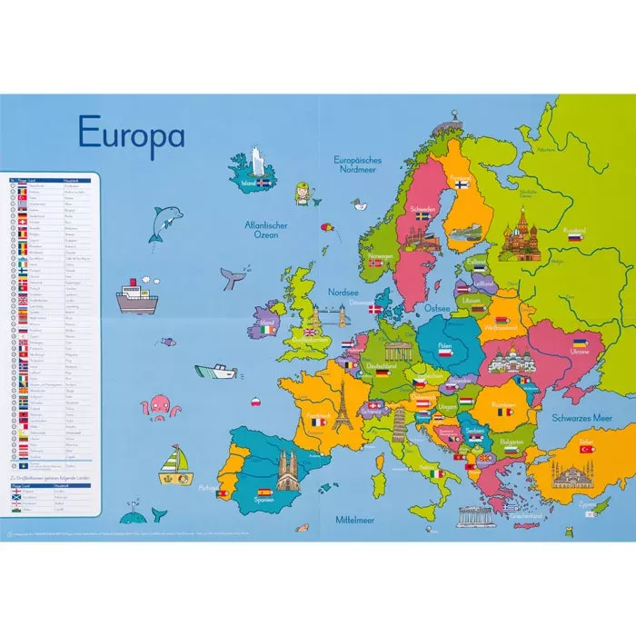 länderkarte, Europa, karte, Illustration, Kinderspiel