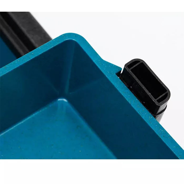 container, tray, blue, storage, handle