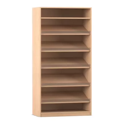 Regal, Bücherregal, Holzregal, offenes Regal, Regal mit offener Front