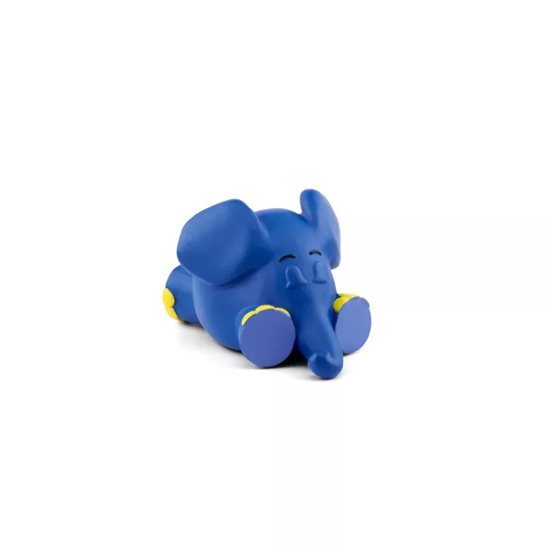 Elefant Spielzeug, blau, Plushfigur, gelbe Akzente, süßes Design