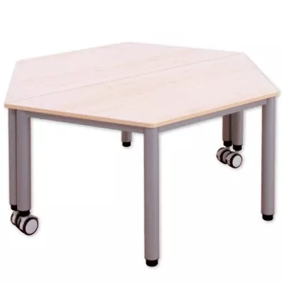 eckiger tisch, Holztisch, Rowlettisch, Holzplatte, Rolltisch