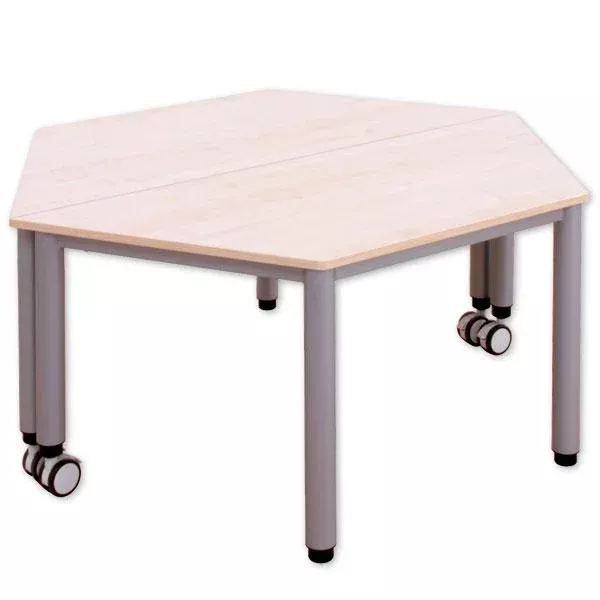 eckiger tisch, Holztisch, Rowlettisch, Holzplatte, Rolltisch