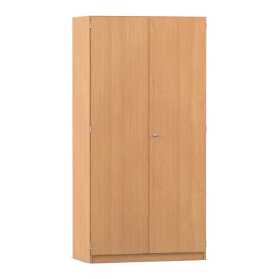 Schrank, Schrank mit zwei Türen, Holzlook, Kleiderschrank, Stabiler Möbelkorpus