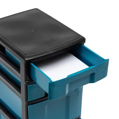 Werkzeugkasten, Aufbewahrung, Schublade, Kunststoff, Blau