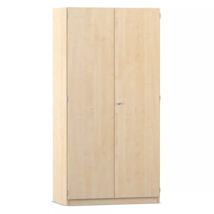 Kleiderschrank, Holz, 2-türig, Gebrauchsschrank, naturholz