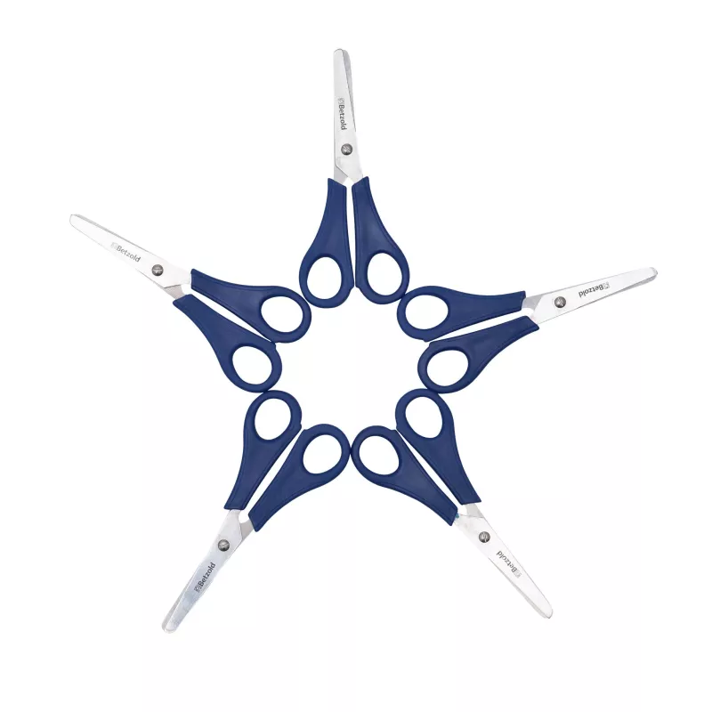 scheren, blau, Edelstahl, ergonomisch, blütenform
