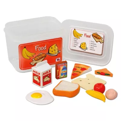 Spielzeug-Mahlzeiten, Kunststoff-Lunchtasche, Toy Food Set, Kaufspielzeug, Lebensmittel-Dekom