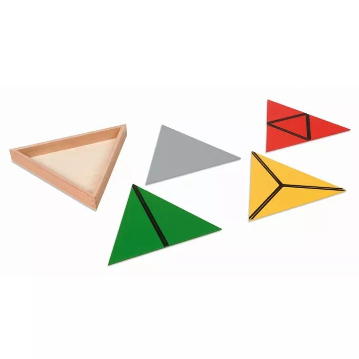 puzzle, Dreiecke, Holztablett, Tangram, bunte Teile
