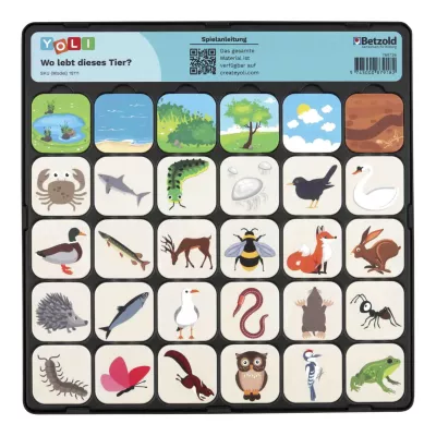 Lernspielzeug, Tierkarten, Puzzle, Bildkarten, Naturthema