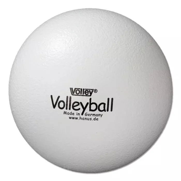 Volleyball, Ball, White, Felt texture, Made in Germany