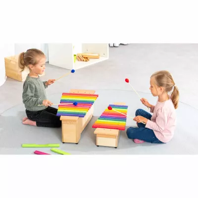 xylophon, Holz, Kinder, Regenbogen, Musikinstrument