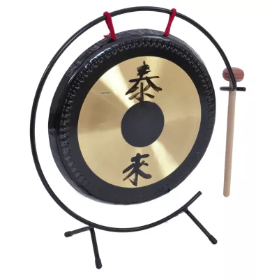 Gong, Messinggong, Gong mit Maler, Gong mit Schlagwerk, Gong mit Ständer