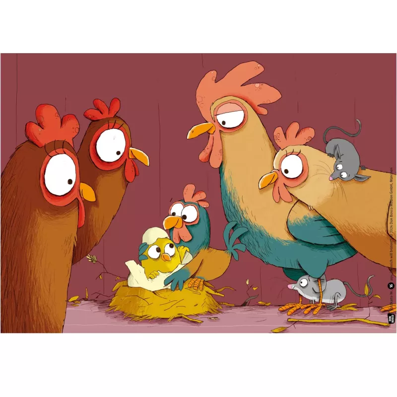 Huhn, Küken, Hühnerstall, Nest, Ratte