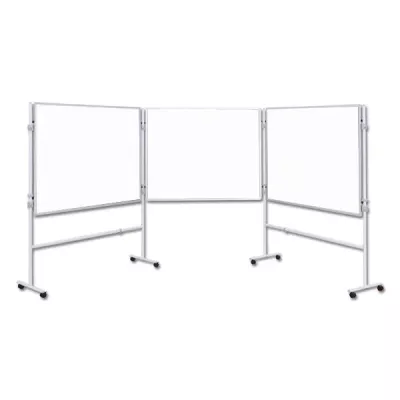 whiteboard, mobiles Whiteboard, dreiteiliges Whiteboard, Rahmen mit Rollen, verstellbarer Rahmen