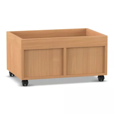holz, rollcontainer, rollbarer schrank, mobiler schrank, rollen