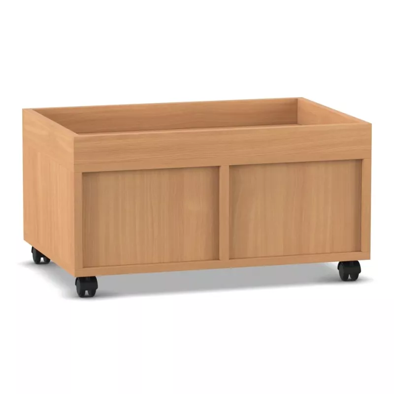 holz, rollcontainer, rollbarer schrank, mobiler schrank, rollen