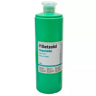 Fingerfarbe, Grüne Flasche, Fingerfarbenflasche, 750 ml, Betzold