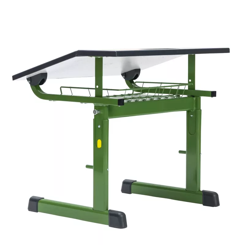 Schülerständer, Schreibtischaufsatz, Grüner Metallständer, Werkbankständer?, Küchen-/Schulausstattung