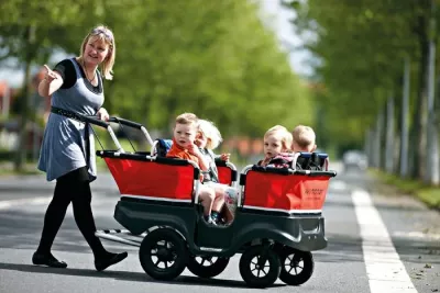 Kinderwagen, Stroller, Duopakorb, Kindertransport, Kinderwagen mit Kindern
