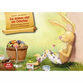 Kamishibai-Bildkarten, Da drüben sitzt ein Osterhas’