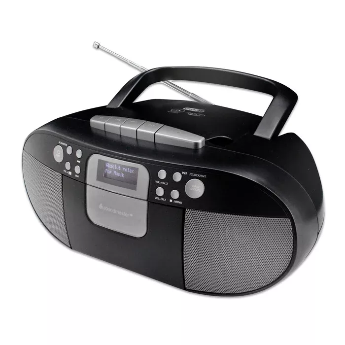 Boombox, Tragbarer Radio, Lautsprecher, CD-Player, Antenne