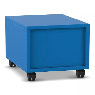 Roll container, Wagen, Blau, Schublade, Rollen