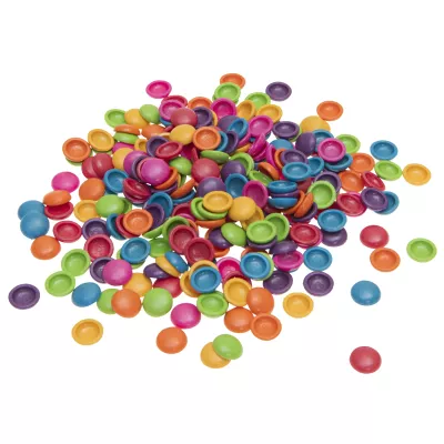 bunt, Konfetti, bunte Scheiben, farbige Scheiben, Kleeblatt?