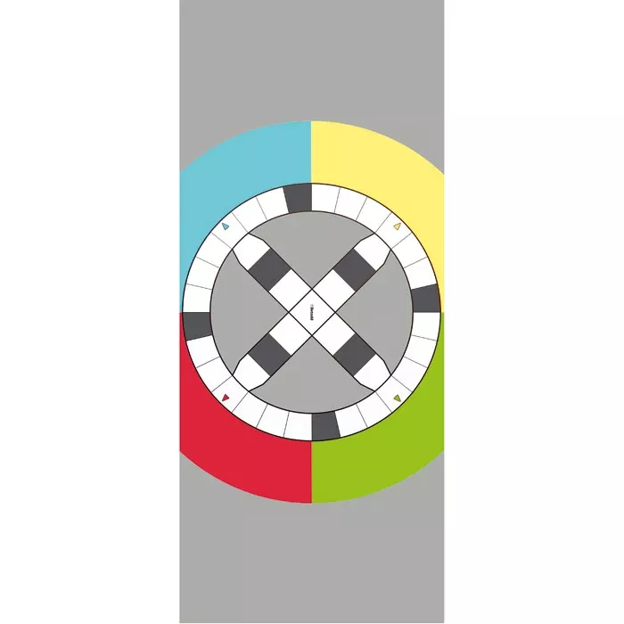 board, checkered, ring, multicolor, pattern