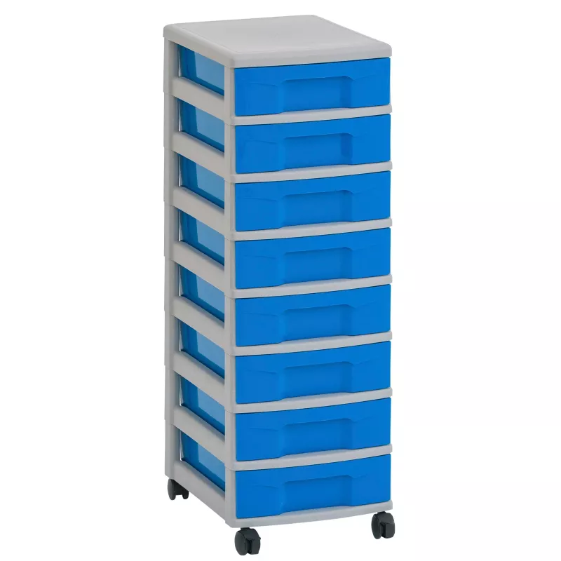 Aufbewahrung, Schubladen, Schrank, Kunststoff, Rollen