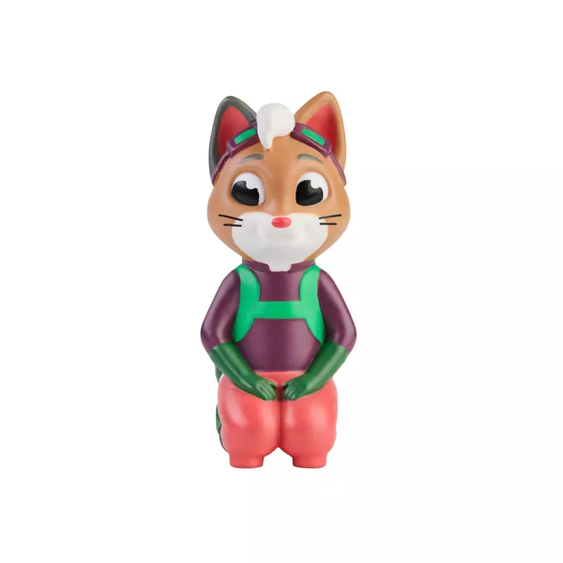 Tierfigur, Kleidung, Brillengestell, Farbenfrohe Figur, Spielzeugfigur