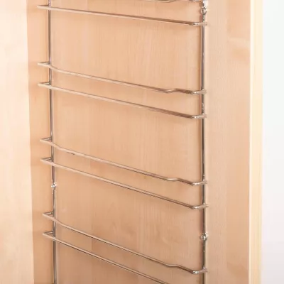 Küchenrack, Metalldraht, Holzoberfläche, Schrankeinsatz, Drahtgitter
