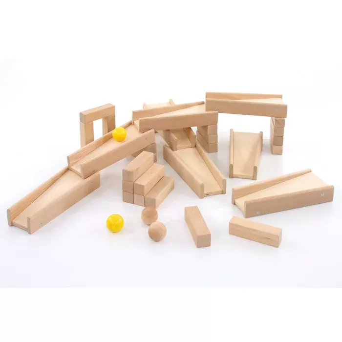 Holzbausteine, Klemmbausteine, Konstruktion, Holzspielzeug, Bausteine-Set