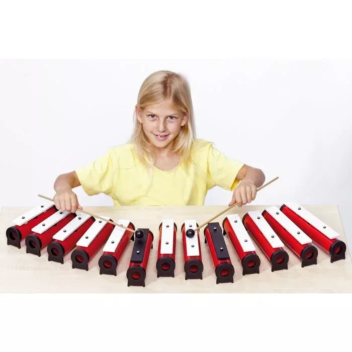 xylophon, Musikinstrument, Kinder, Holzschlägel, Schlägel
