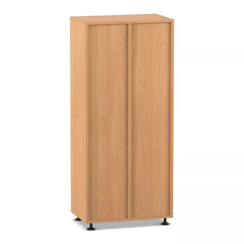 Schrank, Küchenschrank, Holz, Schiebetüren, freistehend