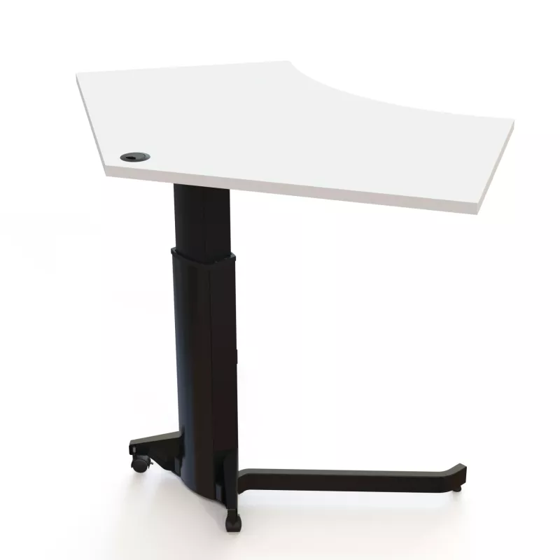 Stehkerntisch, Laptop-Tisch, Schreibtischauflage, Klemmfuß, Rollstativ