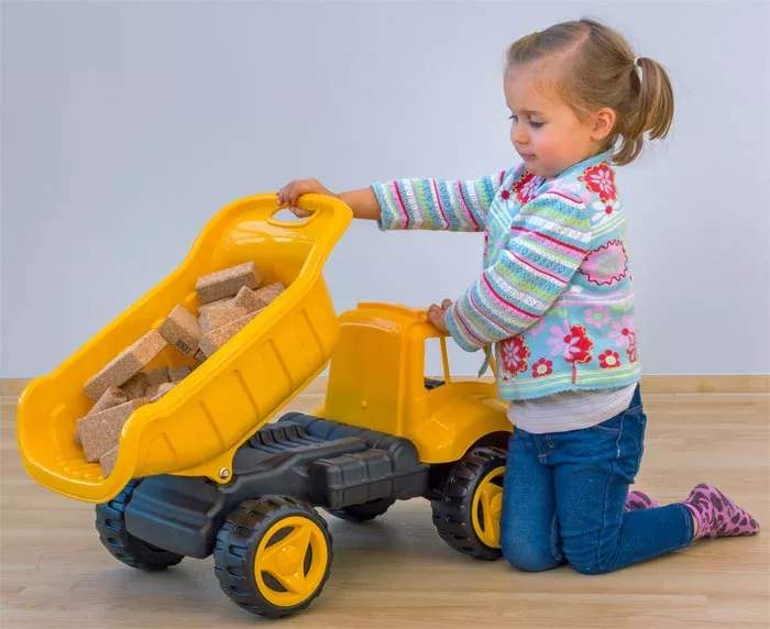 Spielzeugtruck, Kleinkind Spielzeug, Sandkasten/Spielzeugauto, Kunststoff, Gelb