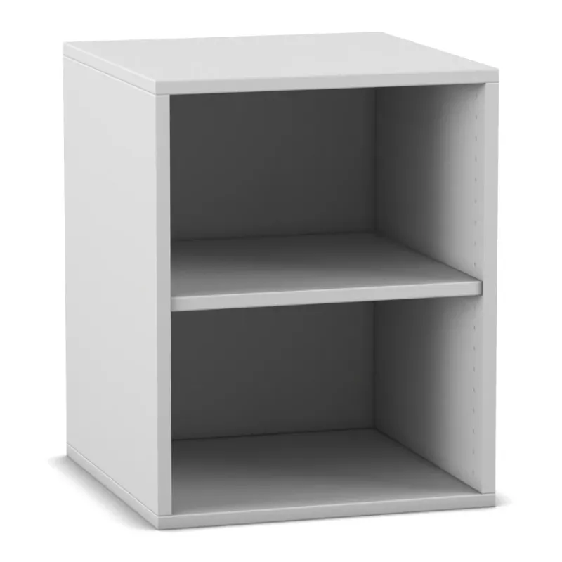 Schreibtischschrank, Regal, Regalboden, weiß, Fachboden