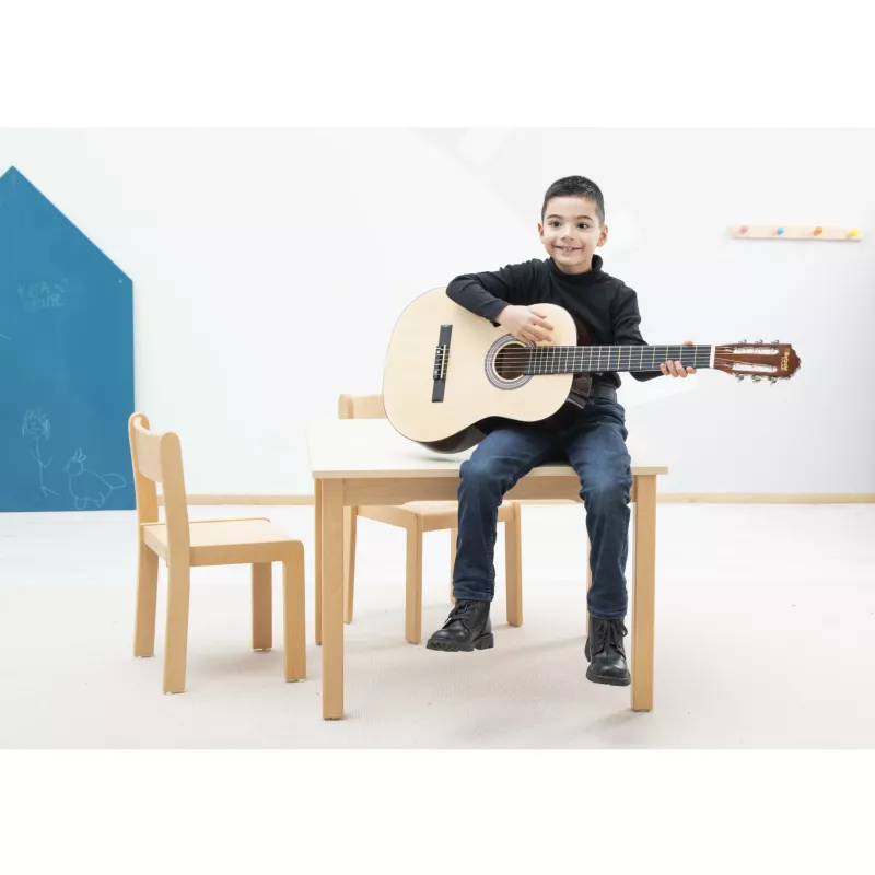 Gitarre, Kinder, Akustik, Holz, Sitzende Person