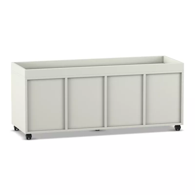 Sideboard, Aufbewahrung, Schrank, Weiß, Rollen