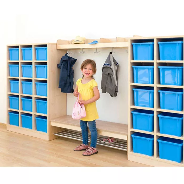 Kinderzimmer, Schuhregal, Aufbewahrung, Kleidungsortierung, Hakenstange